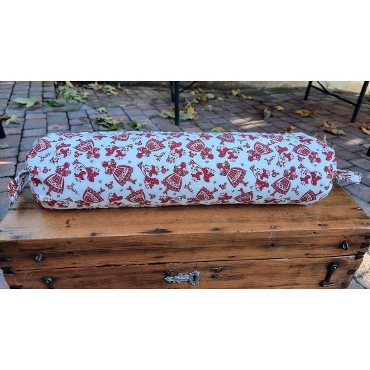 Pohankový polštář válec 50 x 15cm vintage romance 