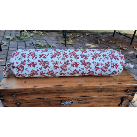 Pohankový polštář válec 50 x 15cm vintage romance 