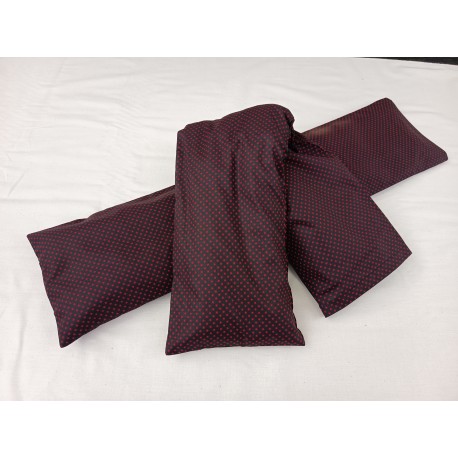 nahřívací límec 70 x 17cm červený s puntíky