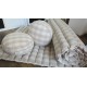 pohanková žíněnka-futon kanafas režná/smetanová/béžová 80 x 200cm 