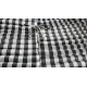 pohanková žíněnka-futon 70 x 200cm černobílá kostka